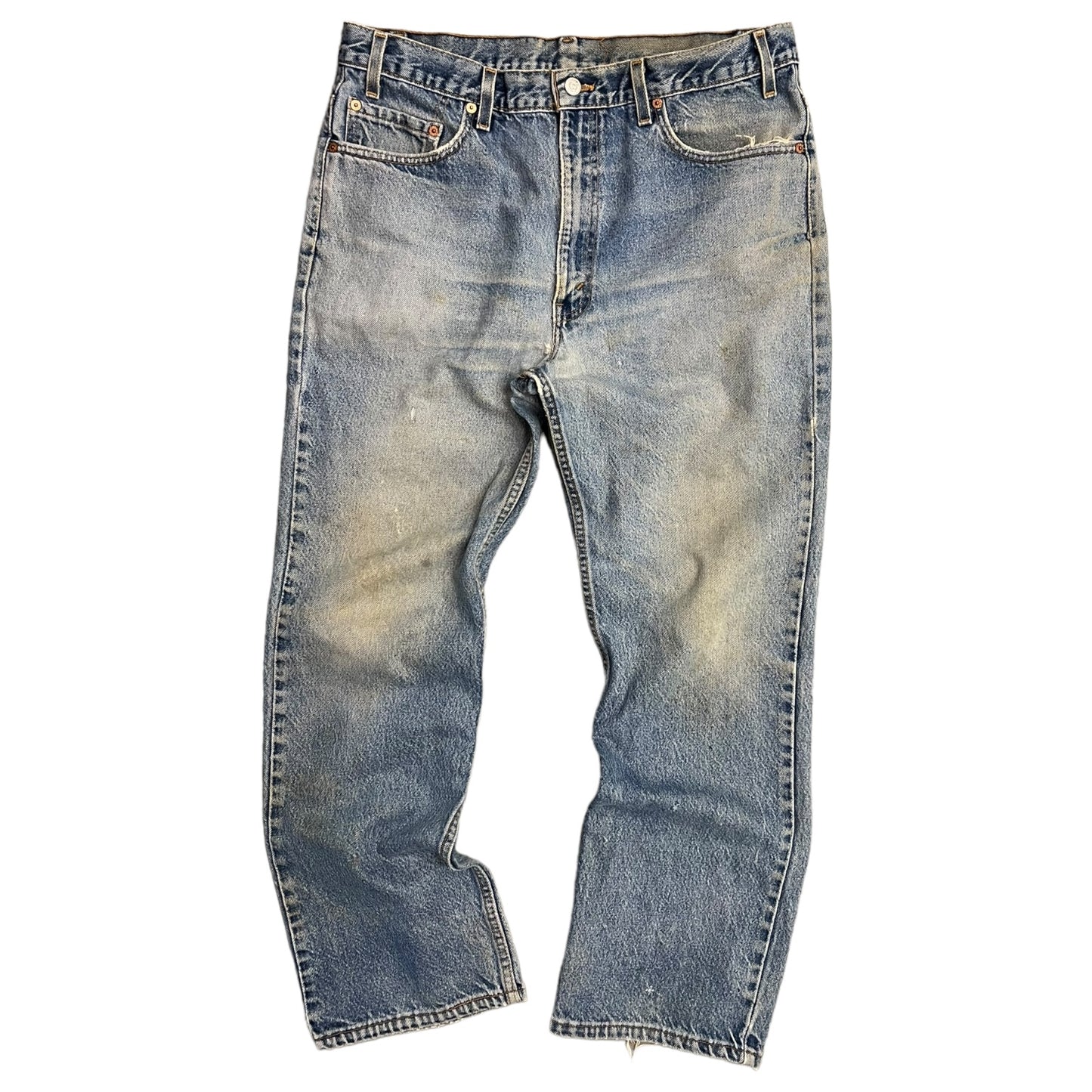 90s Levi’s 517 Boot Cut Distressed Jeans