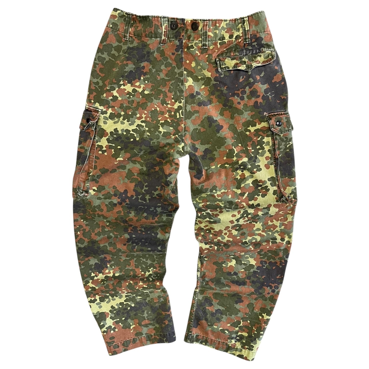 Vintage German Army Flecktarn Camo Cargo Pants