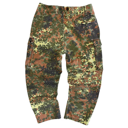 Vintage German Army Flecktarn Camo Cargo Pants