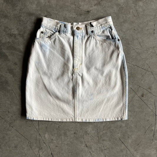 Women’s Vintage Lee White Denim Skirt