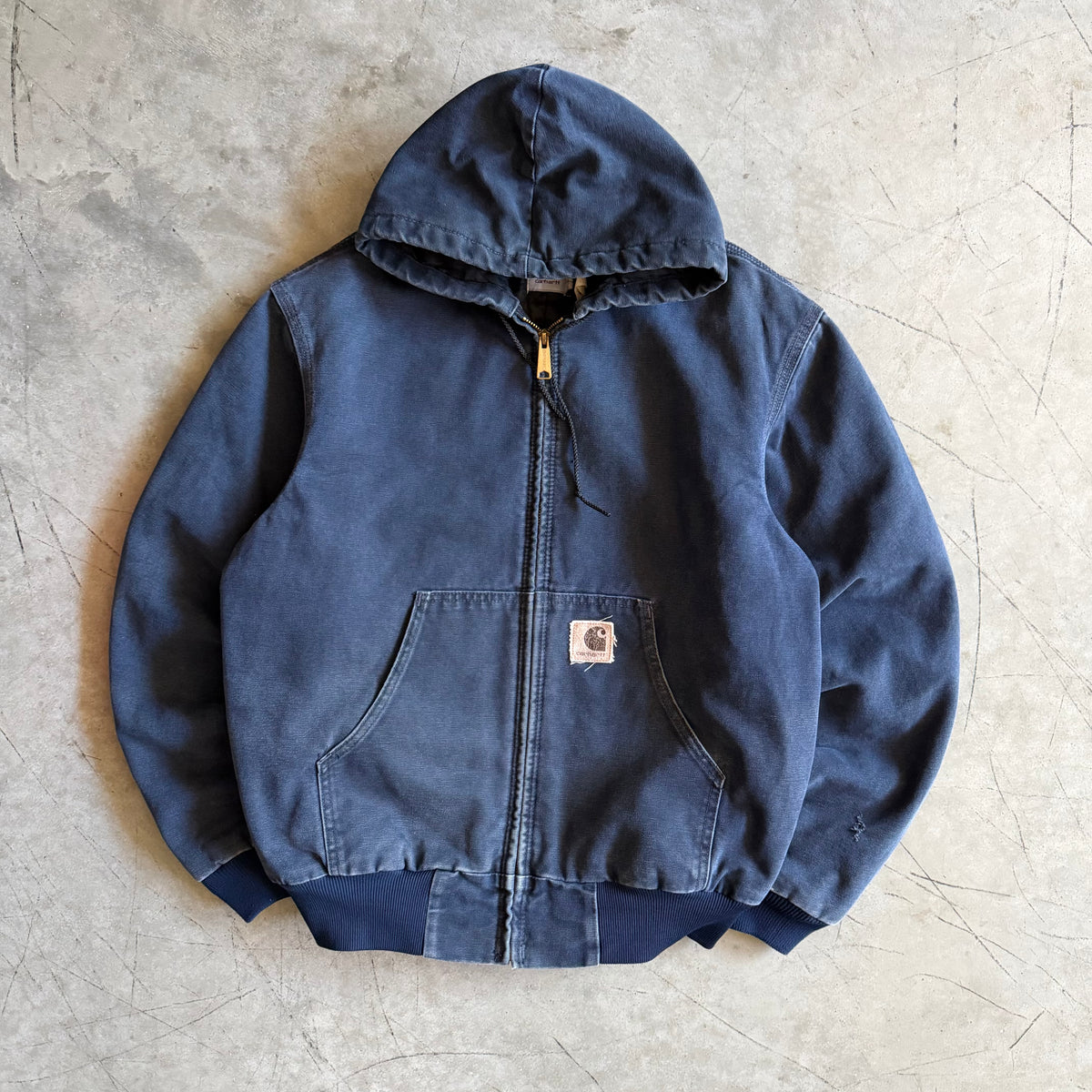 Vintage Carhartt ‘JQ283’ Navy Quilt Lined Active Jacket