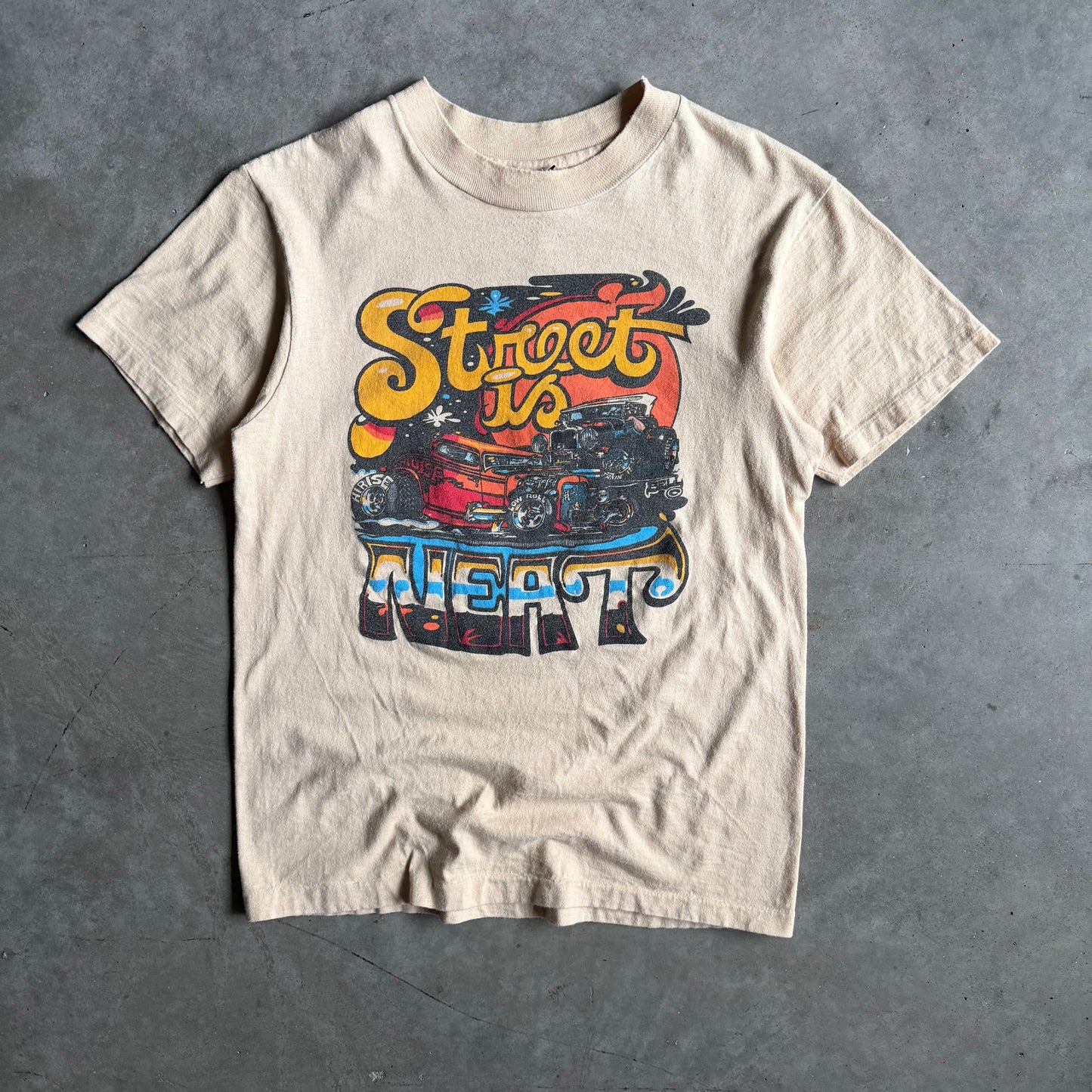 Y2K “Street Is Neat” Hot Rod Racing Tee