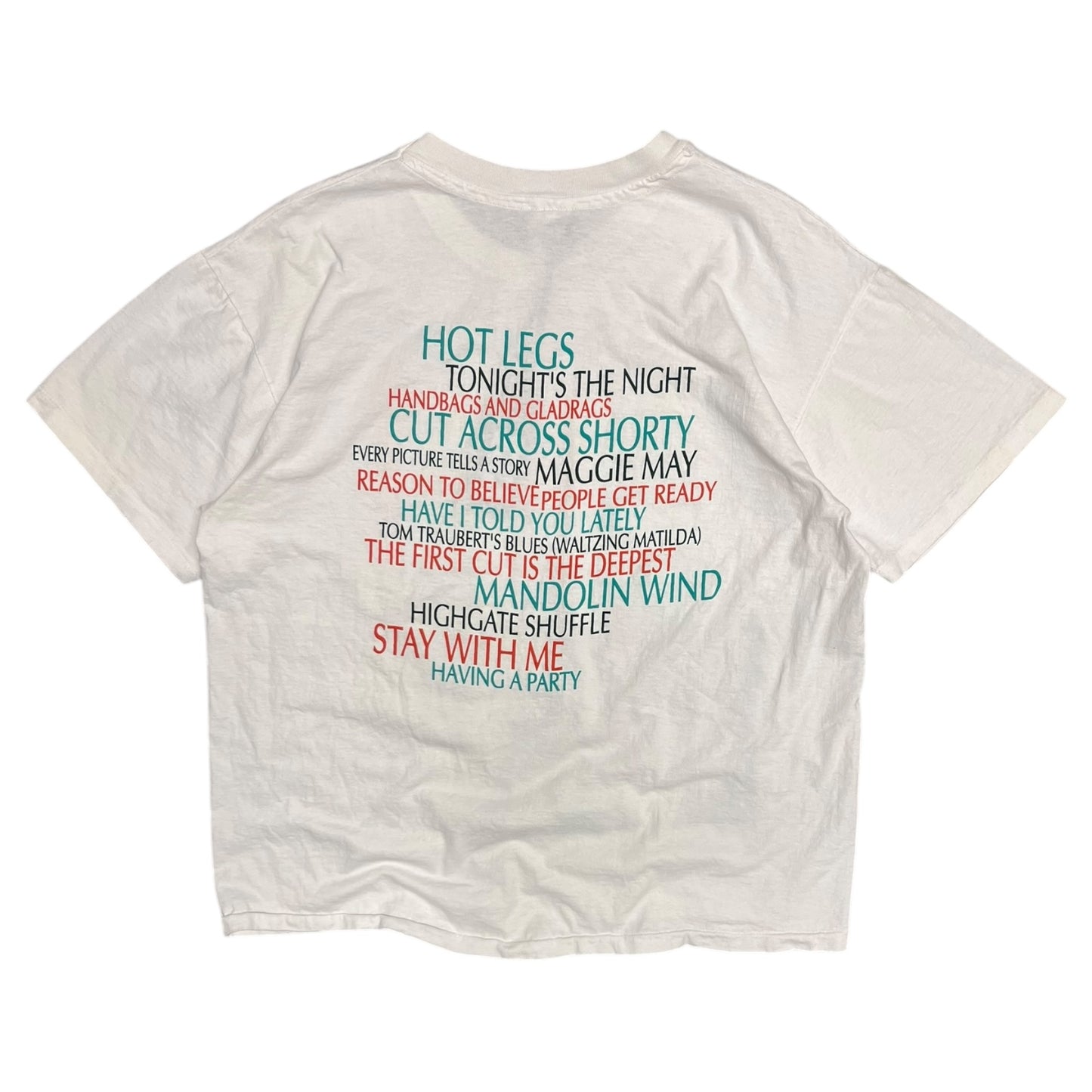 Vintage Rod Stewart A Night To Remember Tour T Shirt