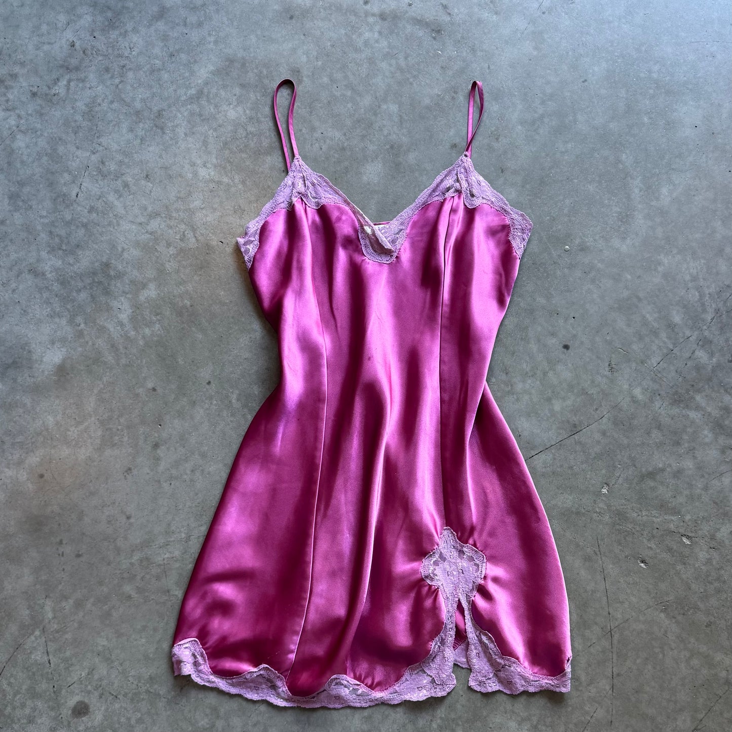 Women’s Delicates Pink Lace Slip