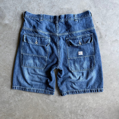 Y2K Paco Jeans Dark Blue Wash Jorts