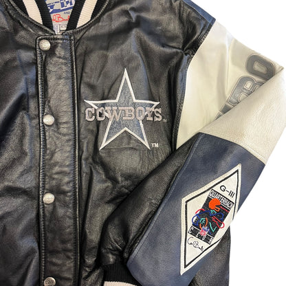 Vintage Dallas Cowboys Carl Banks Leather Jacket