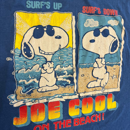 Vintage Joe Cool Snoopy Blue Tank Top
