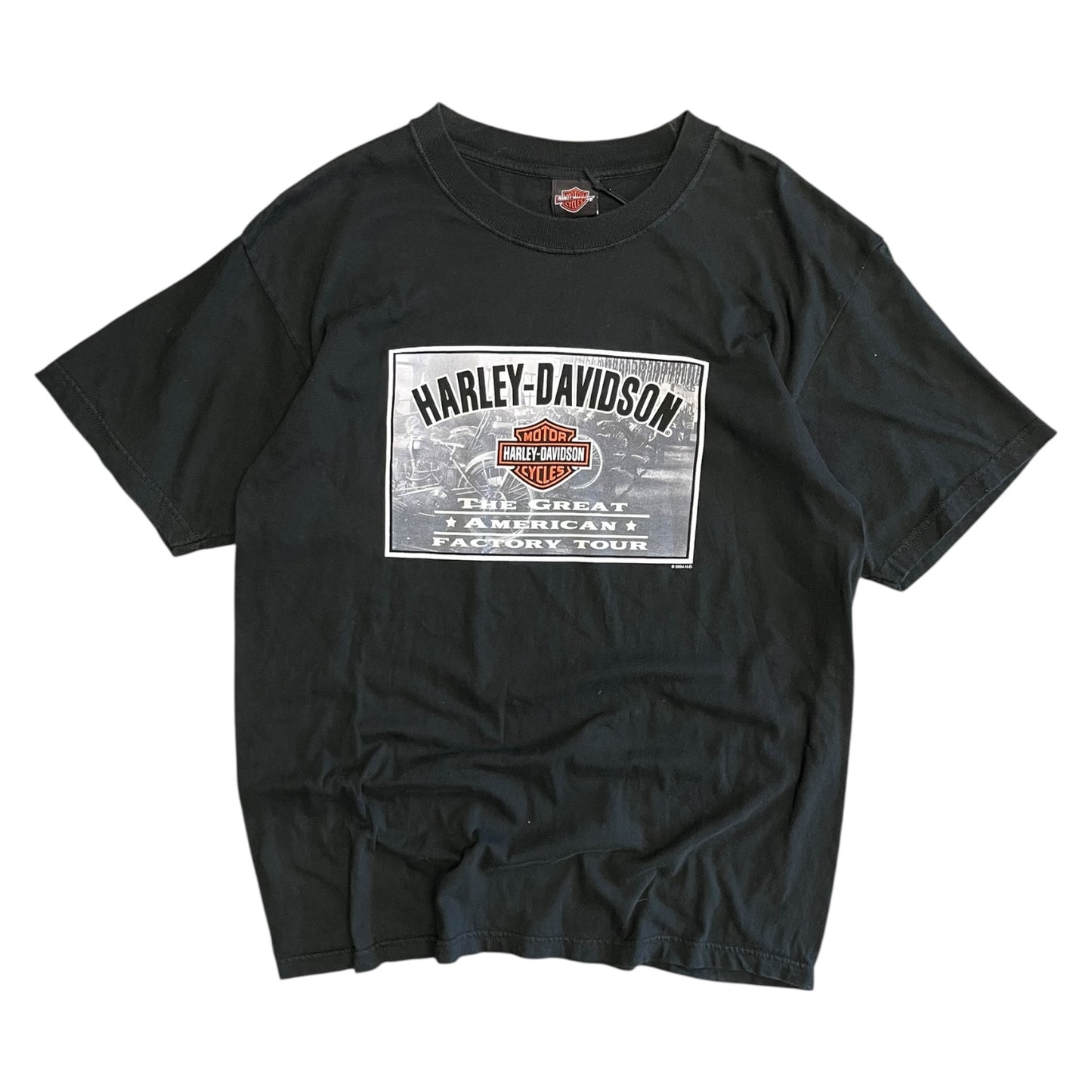 Y2K Harley Davidson The Great American Factory Tour Tee