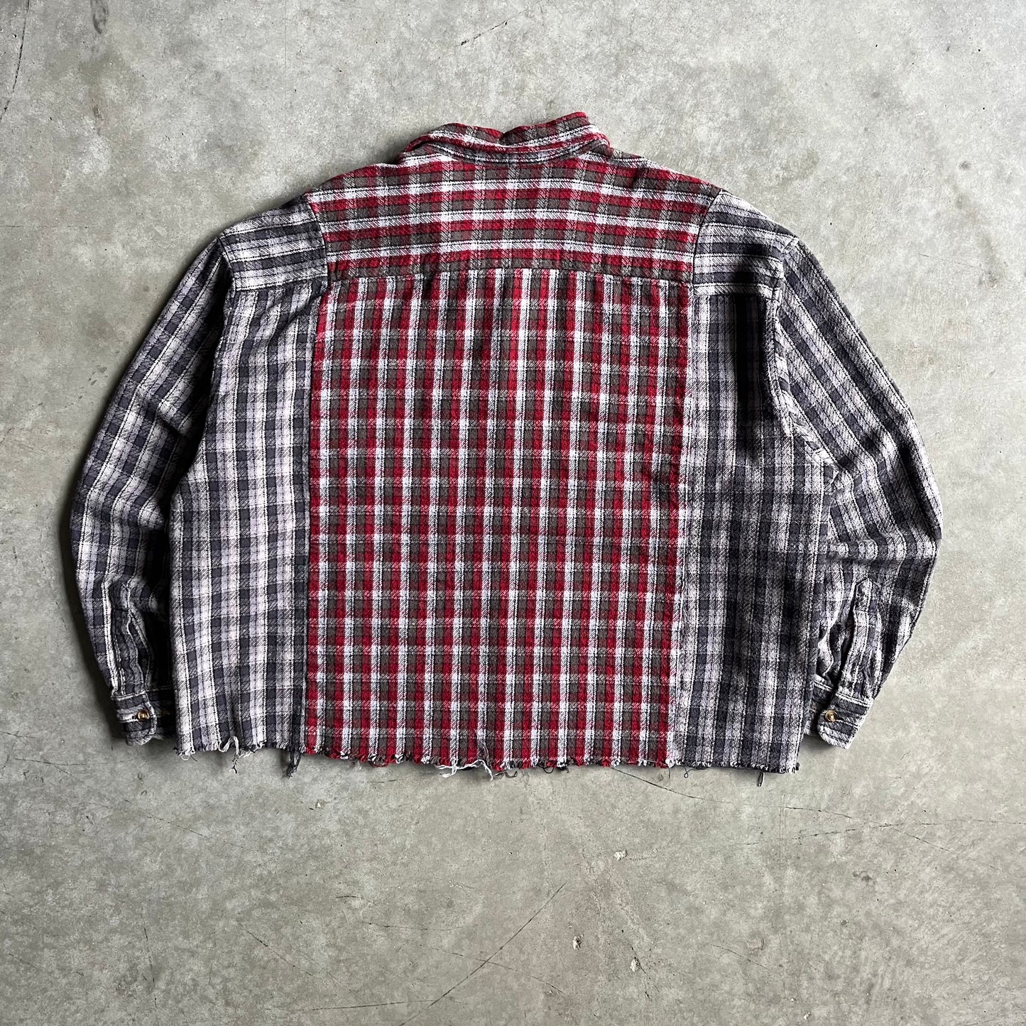 Rebuild By Needles 10 Cut Flannel Button Up Shirt