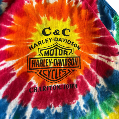 Vintage Youth Harley Davidson Tie Dye Longsleeve