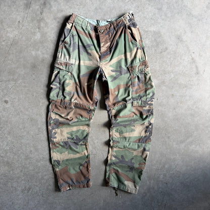 Vintage Military Surplus Camo Cargo Pants