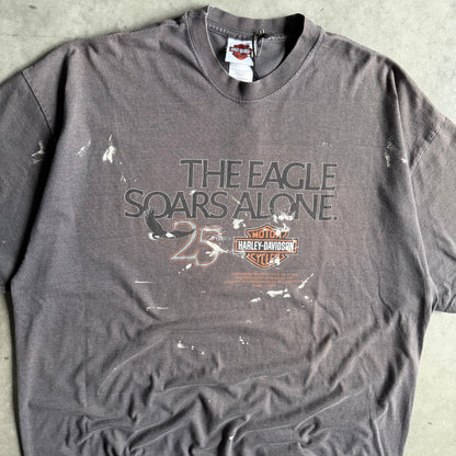 Harley Davidson ‘The Eagle Soars Alone’ Paint Splattered Saudi Arabia Tee