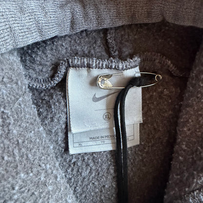 Vintage Nike Stone Grey Center Swoosh Baggy Hoodie