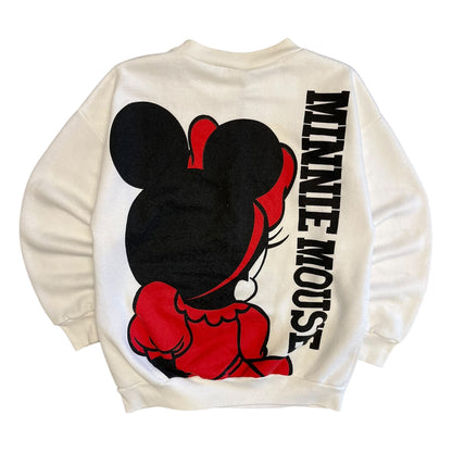 Vintage Minnie Mouse Face Sweatshirt