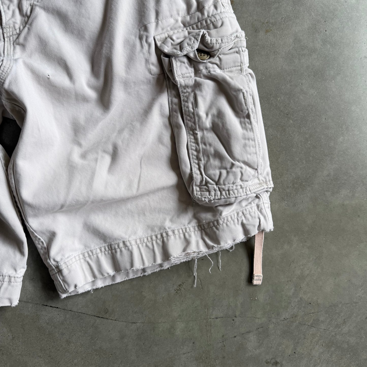 Y2K Abercrombie & Fitch Khaki Cargo Shorts