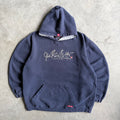 Y2K Quiksilver Boarding Company Embroidered Navy Hoodie