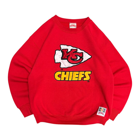 Vintage Chiefs Embroidered Patch Sweatshirt