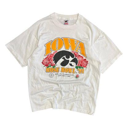 Vintage Iowa Hawkeyes 1990 “Rose Bowl ‘91” Tee
