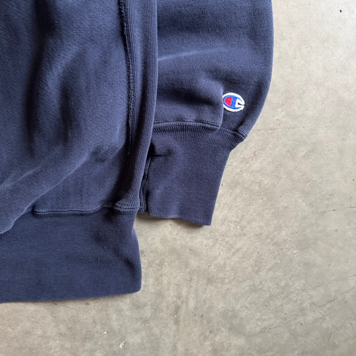 Vintage Champion Reverse Weave Drake Law Spell-Out Sweatshirt