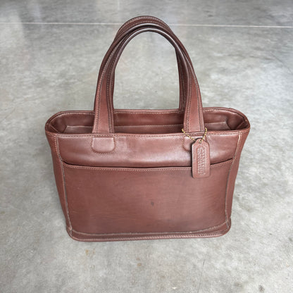 Vintage Coach Bleecker Tote Mahogany