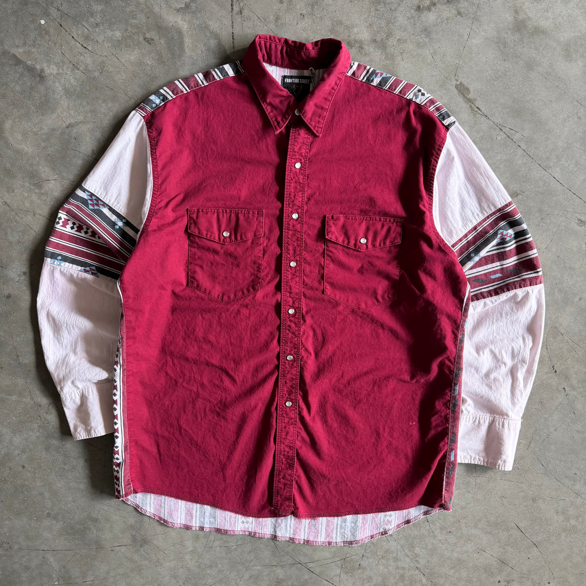 Vintage Frontier Series Western Pearl Snap Shirt