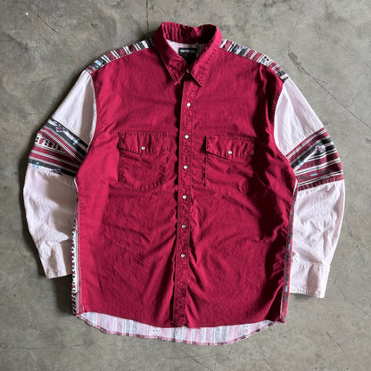 Vintage Frontier Series Western Pearl Snap Shirt