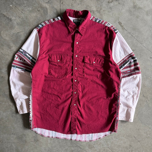 Vintage Frontier Series Western Pearl Snap Shirt