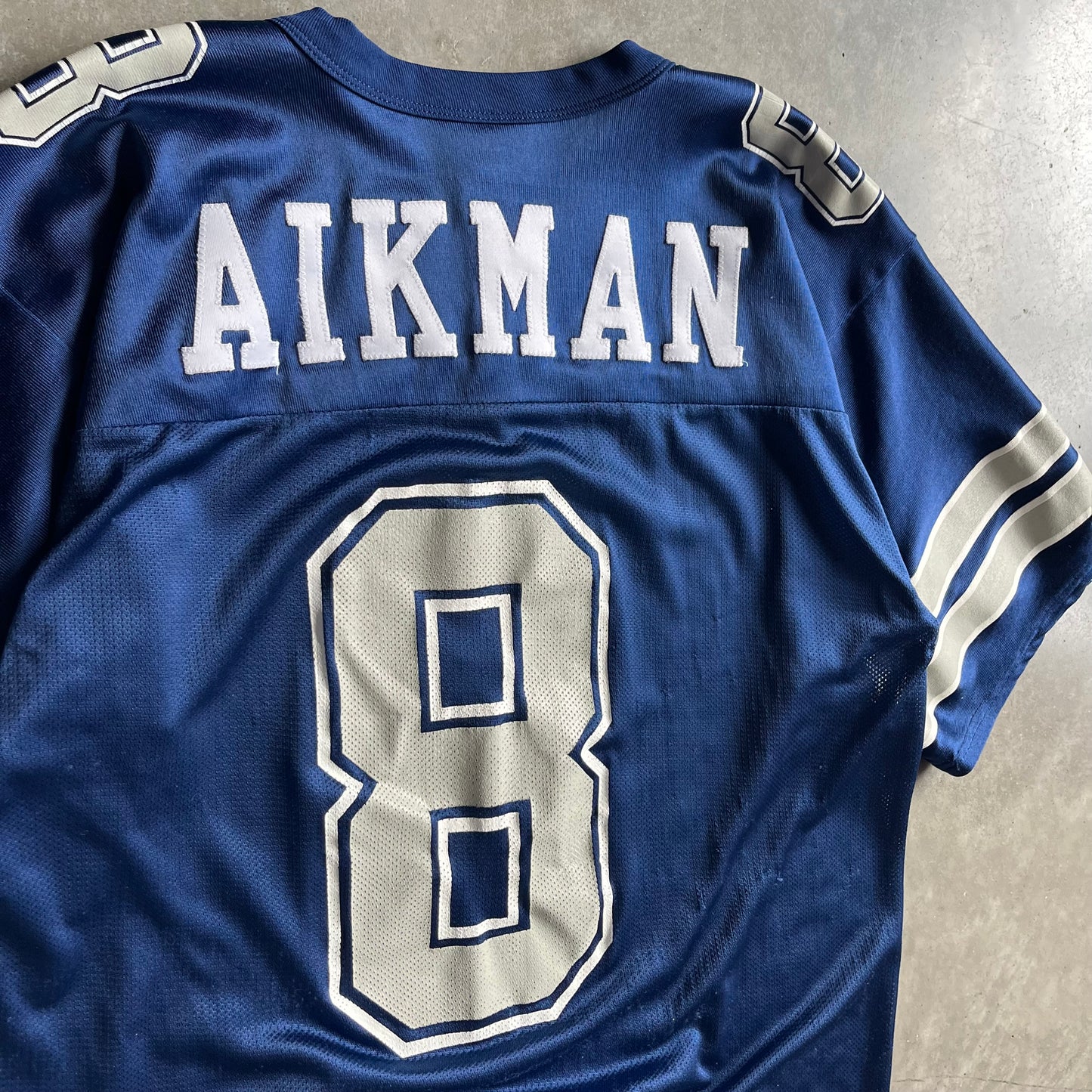 Vintage Russell NFL Troy Aikman Cowboys #8 Jersey