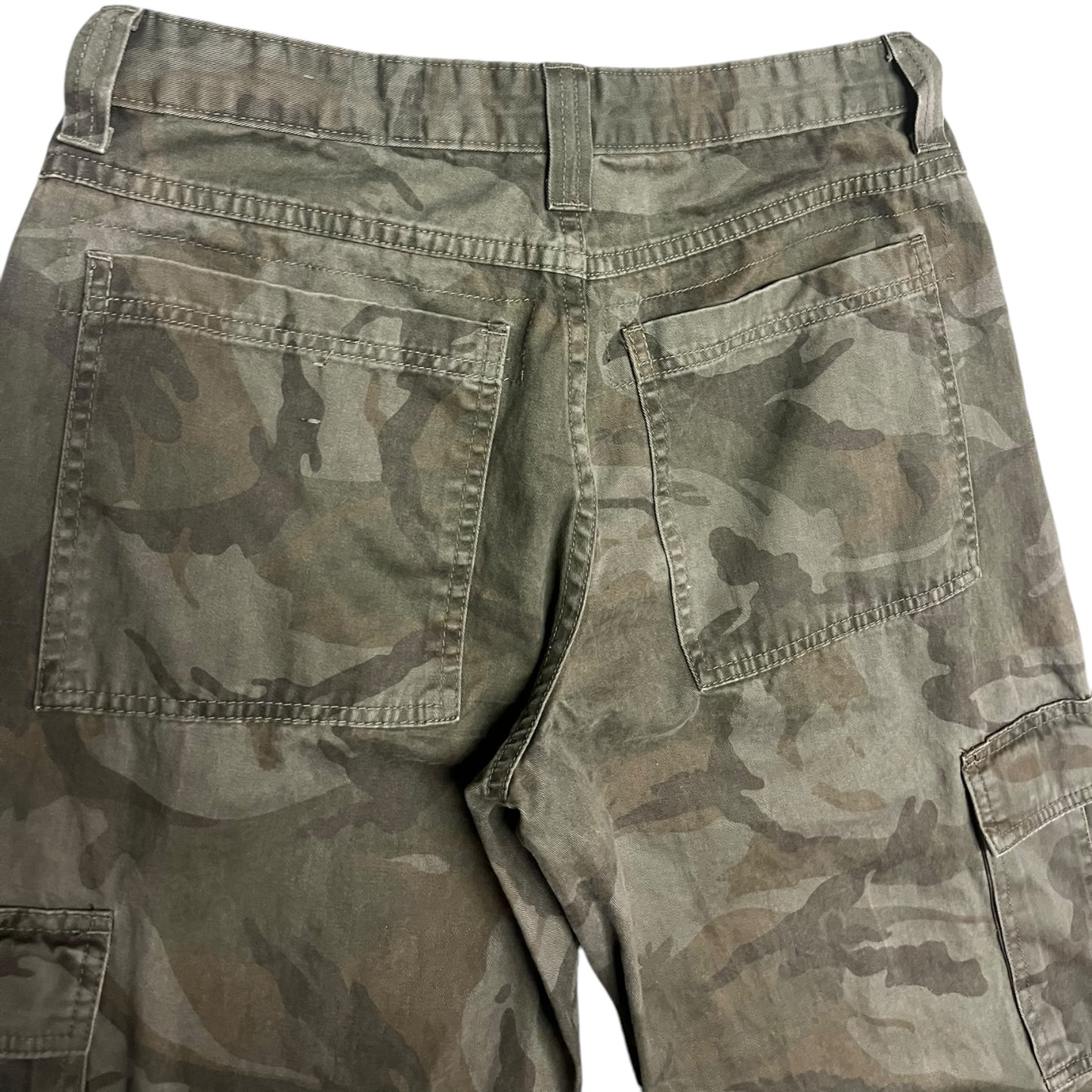 Y2K Wrangler Woodland Camo Cargo Pants