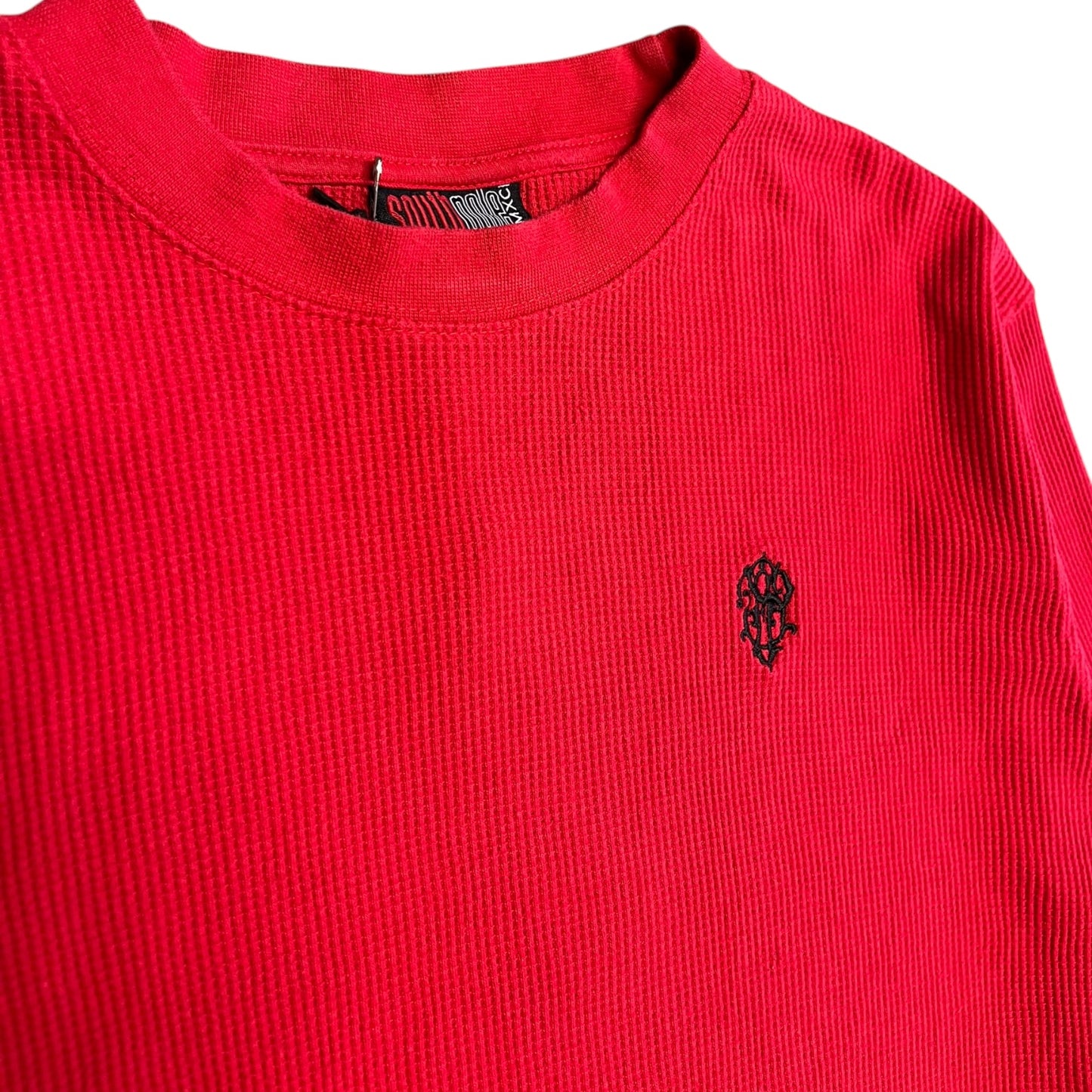 Y2K SouthPole Red Thermal Longsleeve