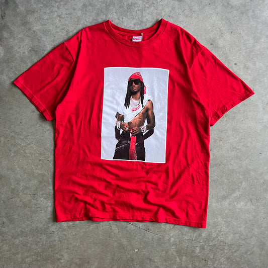 Supreme Playboi Carti Portrait Tee - Red