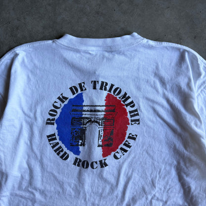 Y2K Hard Rock Cafe Paris French Colors Tee