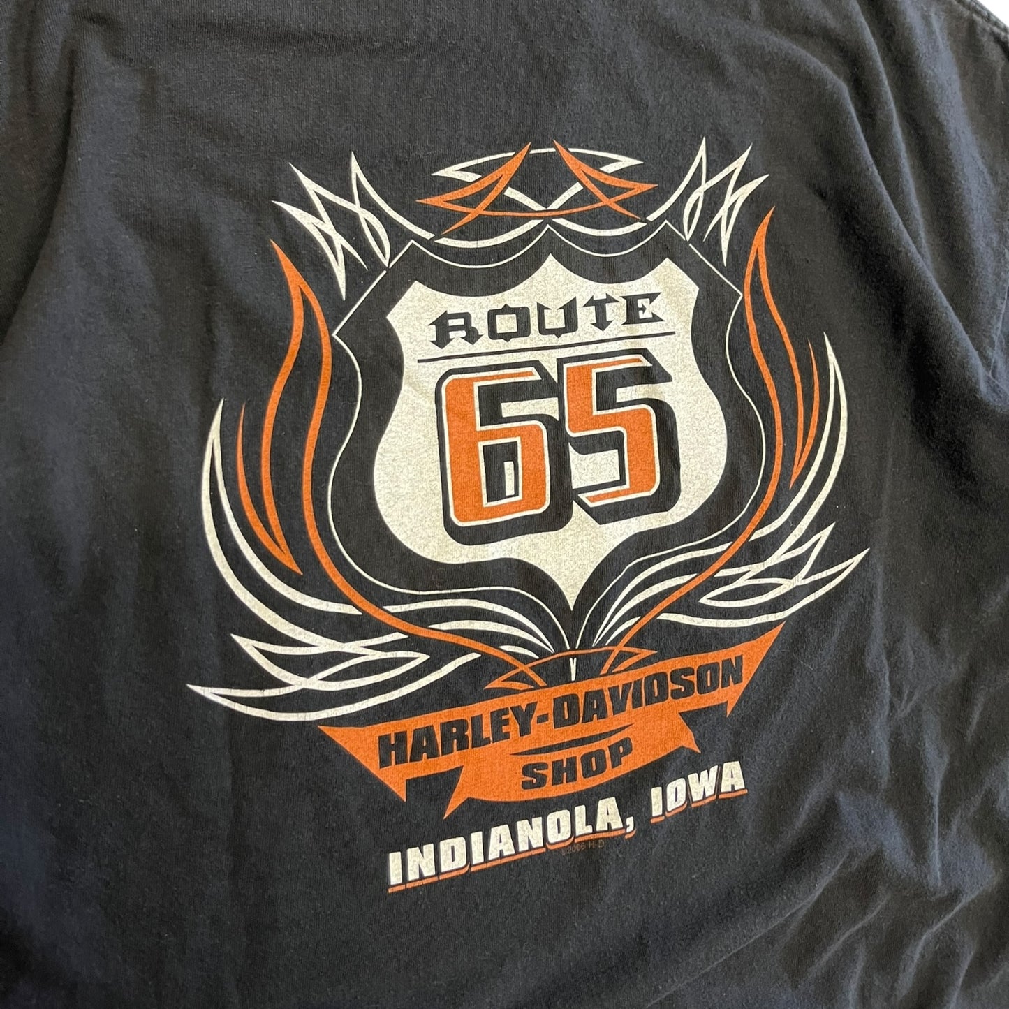 Y2K Harley Davidson Spark Plug Girl Tee