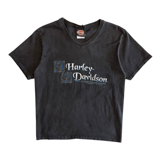 Women’s Vintage Harley Davidson Script Spellout T Shirt