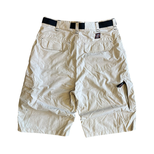 Y2K Wearfirst Baggy Cargo Tan Shorts