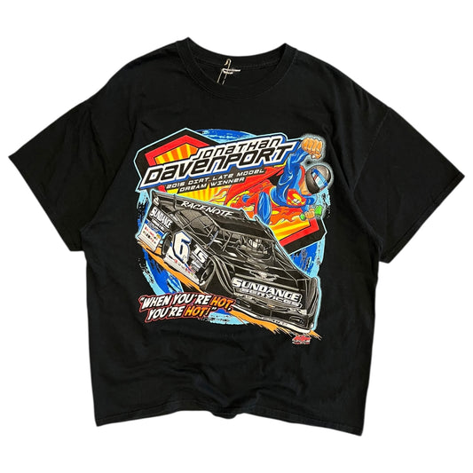 Y2K Jonathan Davenport Superman NASCAR Tee