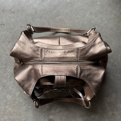 Y2K Coach SoHo Hobo Bag In Metallic Bronze