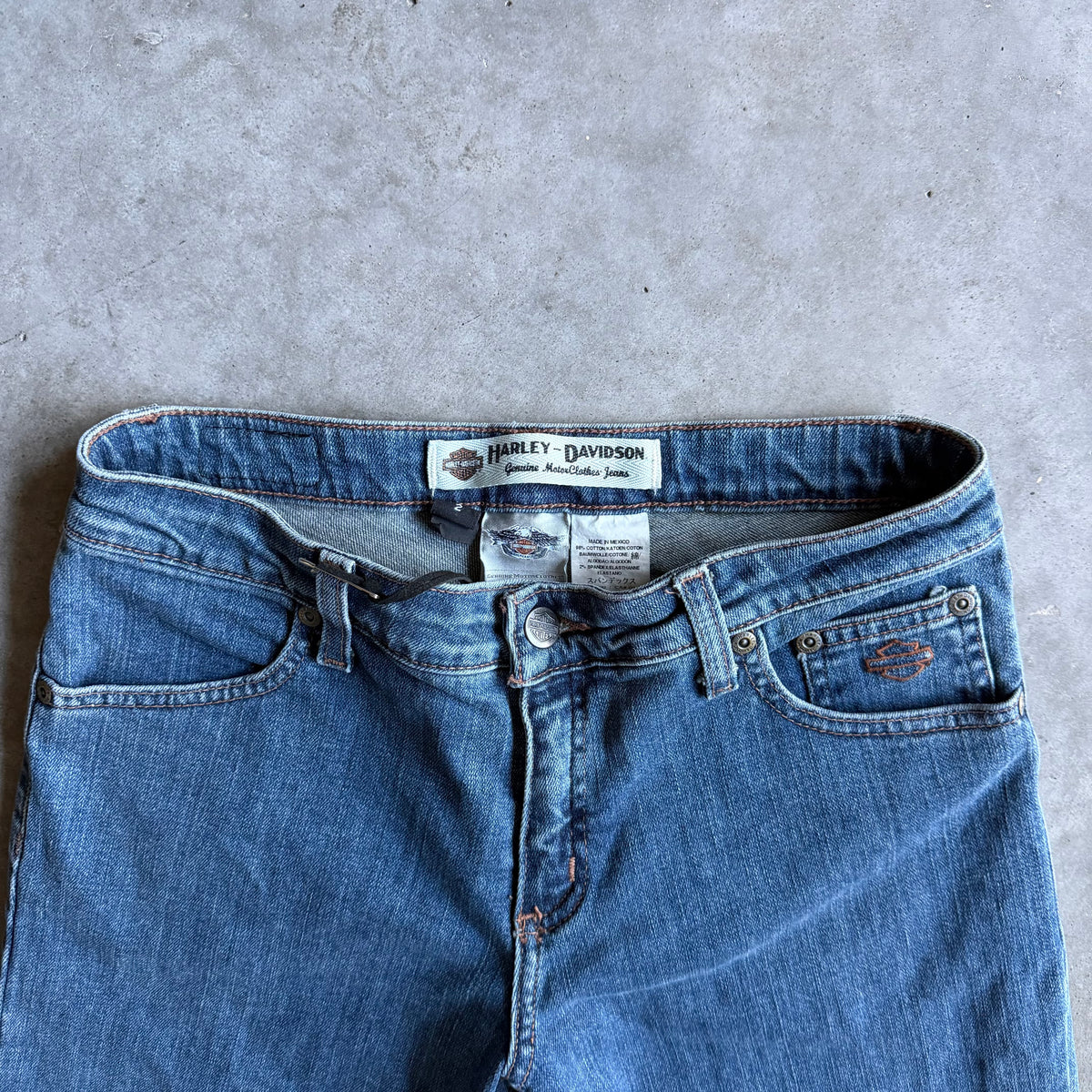Y2K Women’s Harley Davidson Bootcut Blue Jeans