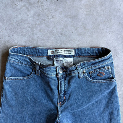 Y2K Women’s Harley Davidson Bootcut Blue Jeans