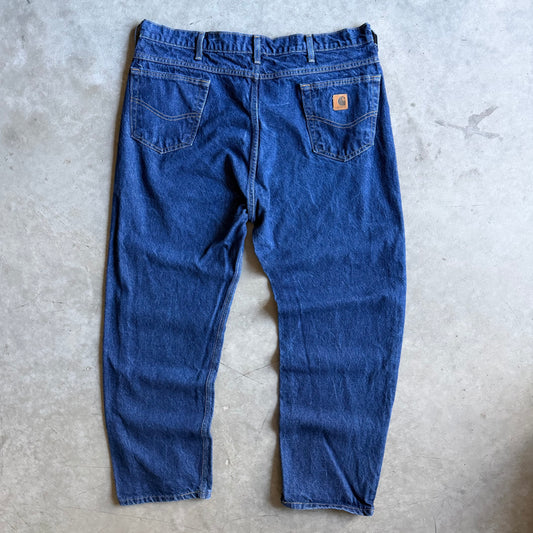 Y2K Carhartt B18 PRW Baggy Dark Indigo Jeans