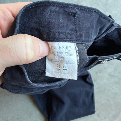Y2K Versace Jeans Couture Black Straight Leg Jeans