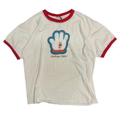 Y2K Hamburger Helper Logo Ringer Tee