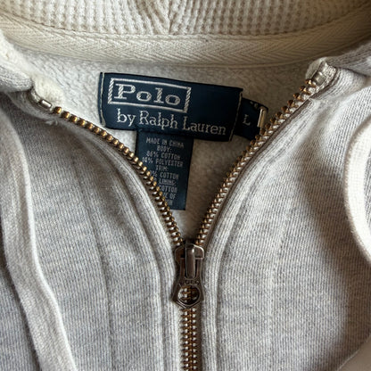 Polo Ralph Lauren Gray Thermal Lined Hood Zip-Up