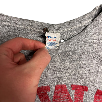 Vintage 80s Champion Iowa State Cyclones Spell Out Distressed Tee