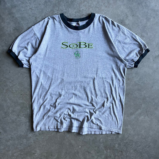 Vintage Sobe Dual Lizards Ringer Tee