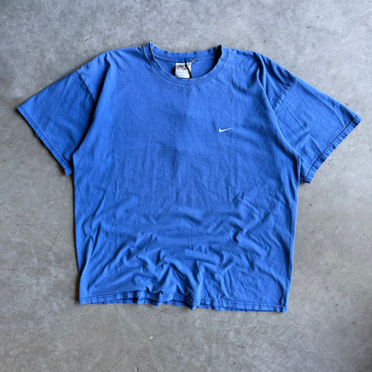 Y2K Nike Small Swoosh Big Blue Tee