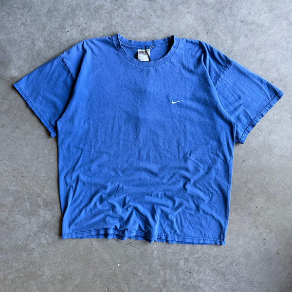 Y2K Nike Small Swoosh Big Blue Tee