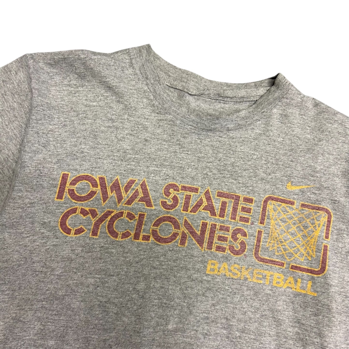 Y2K Nike Iowa State Cyclones Basketball Grey Tee