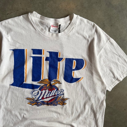 Vintage Miller Lite Big Logo Beer Tee
