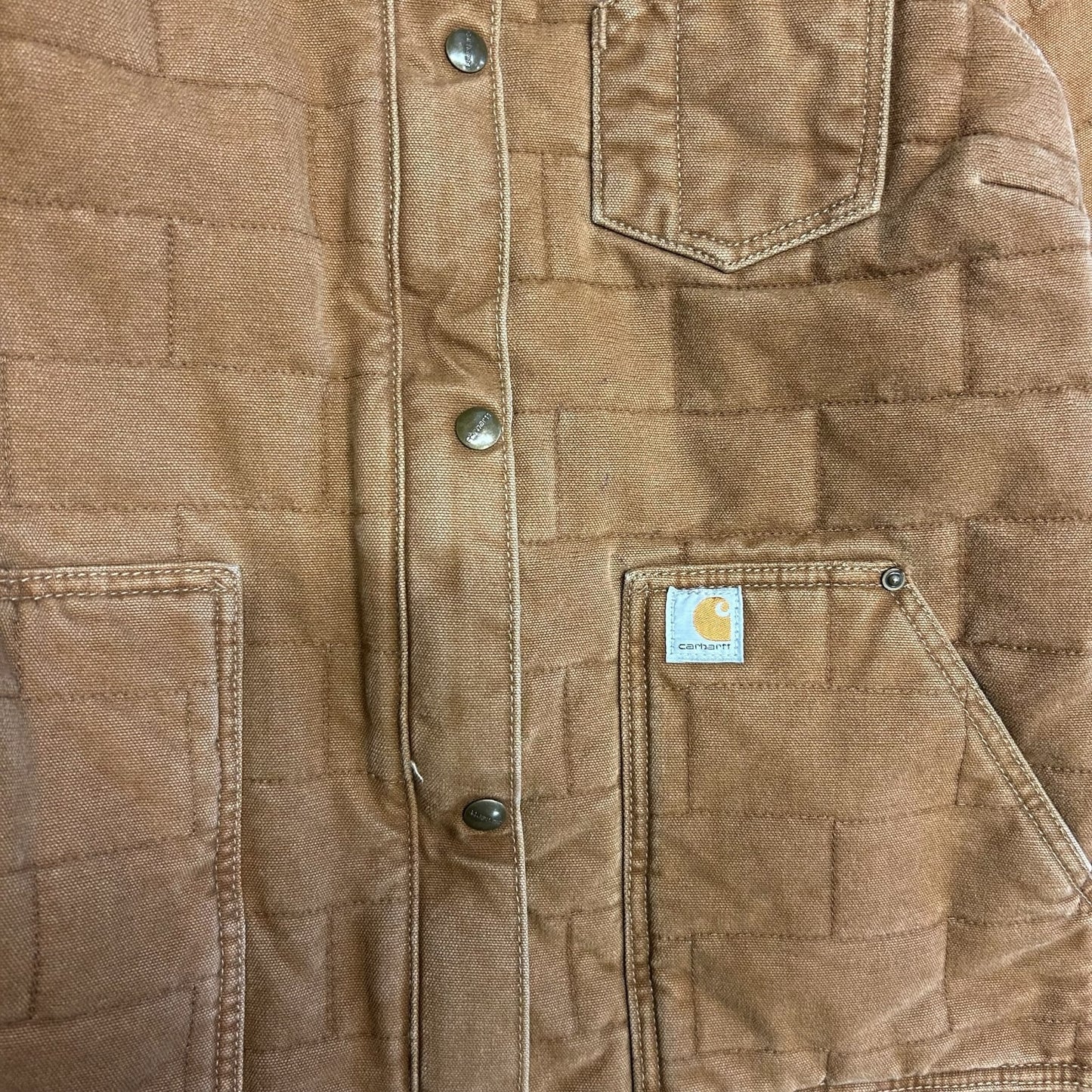 Carhartt Quilted Brick Brown Jacket